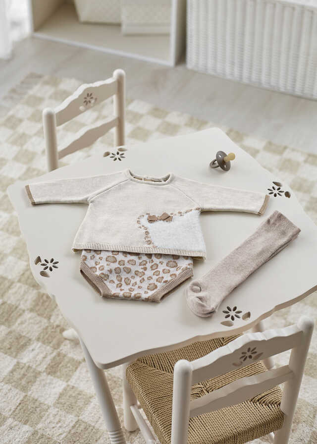 Conj. jersey tricot y leotard