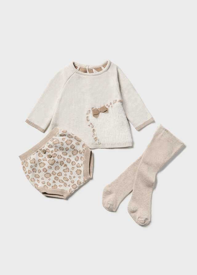 Conj. jersey tricot y leotard