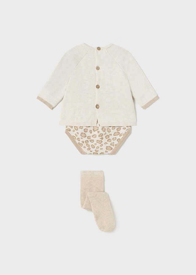 Conj. jersey tricot y leotard