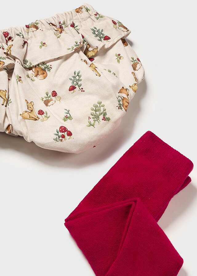 Conj. jersey tricot y leotardo