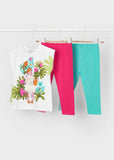 Conj. leggings 2 pantalones