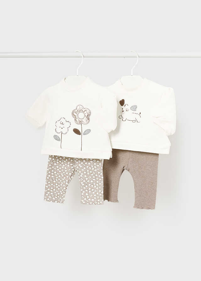 Conj. leggings 4 piezas