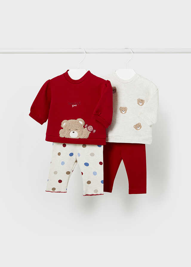 Conj. leggings 4 piezas