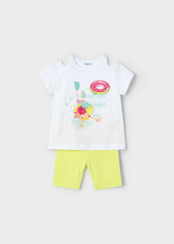 Conj. leggings ciclista cutou