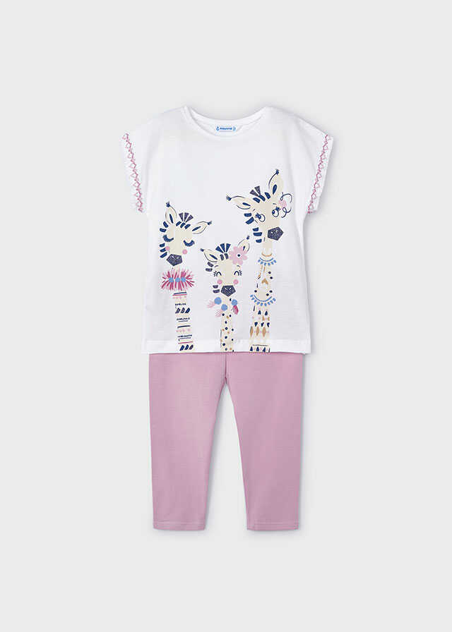 Conj. leggings fornituras