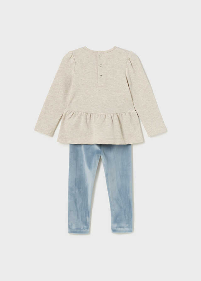 Conj. leggings terciopelo