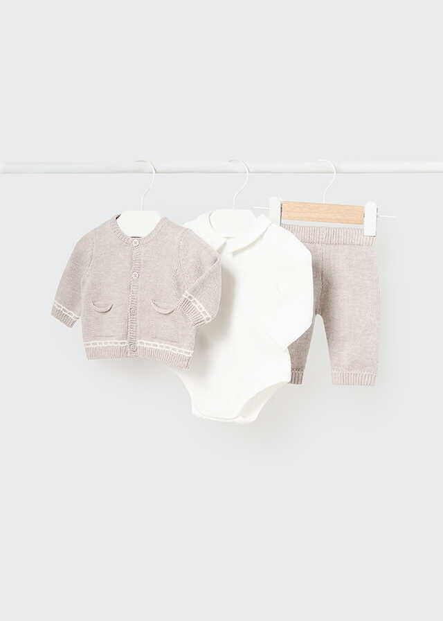 Conj. pantalon 3 piezas trico