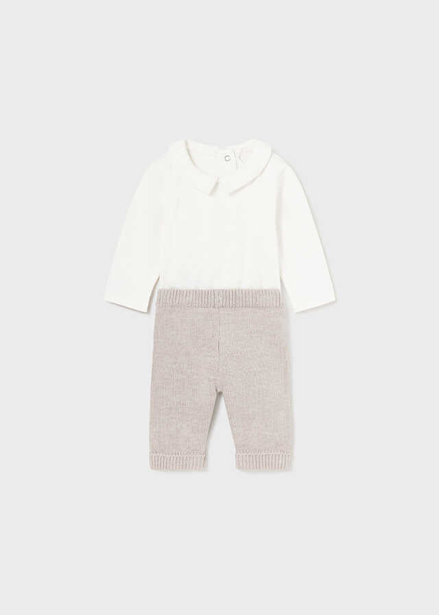 Conj. pantalon 3 piezas trico