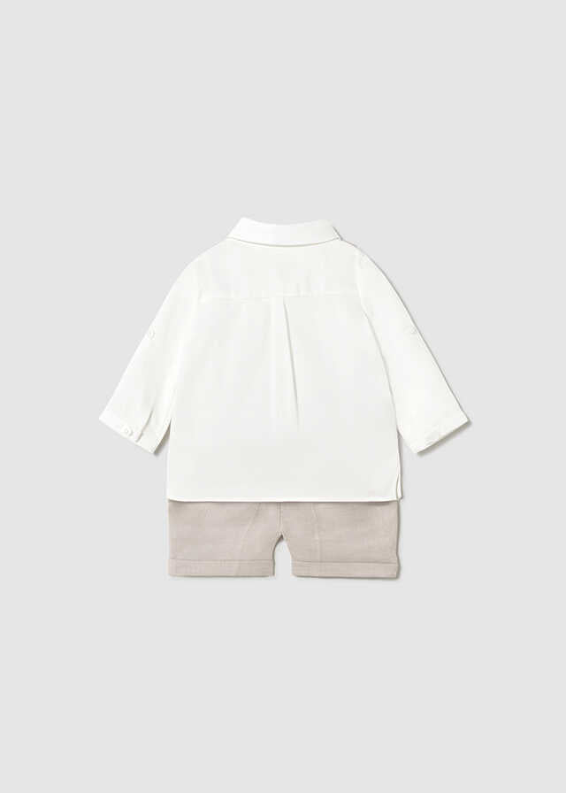 Conj. pantalon corto chaleco