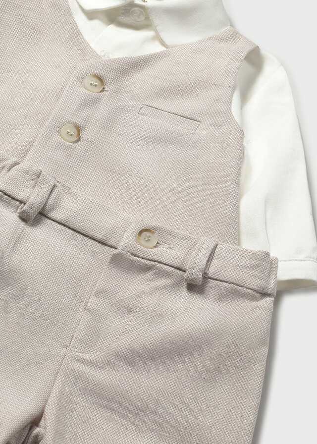 Conj. pantalon corto chaleco