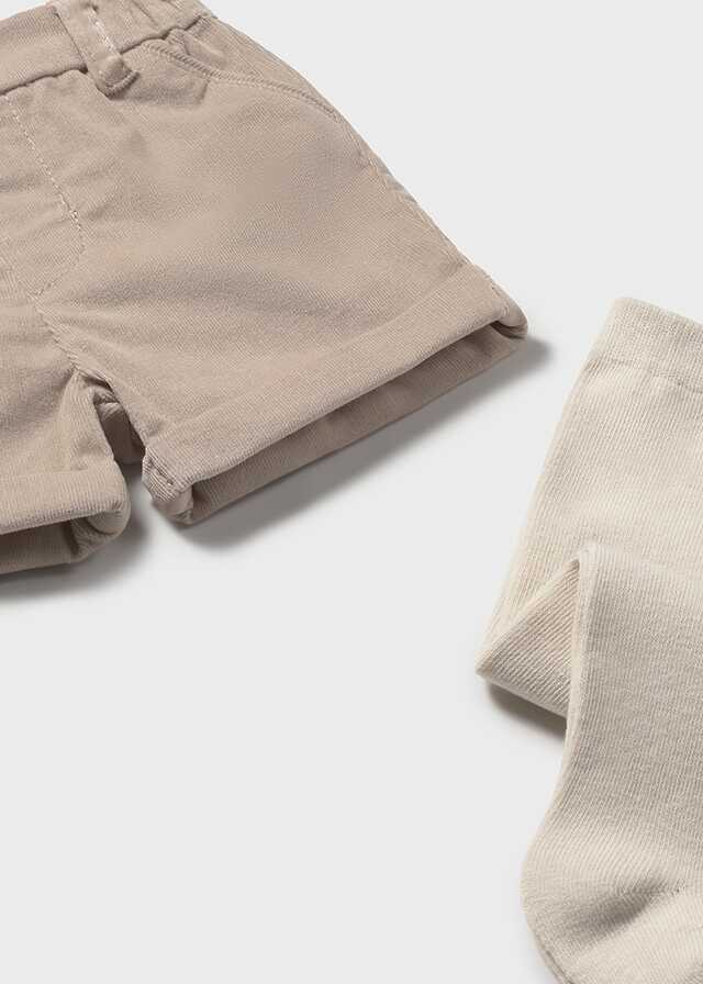 Conj. pantalon corto leotardo