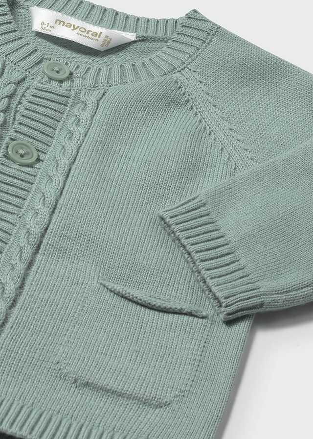 Conj. pantalon corto tricot