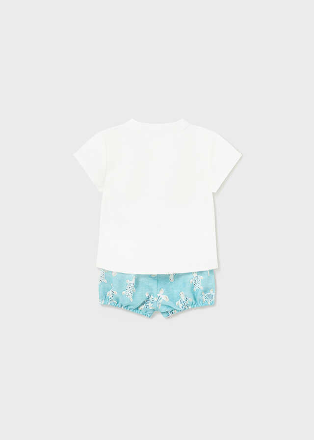 Conj. pantalon corto y camisa