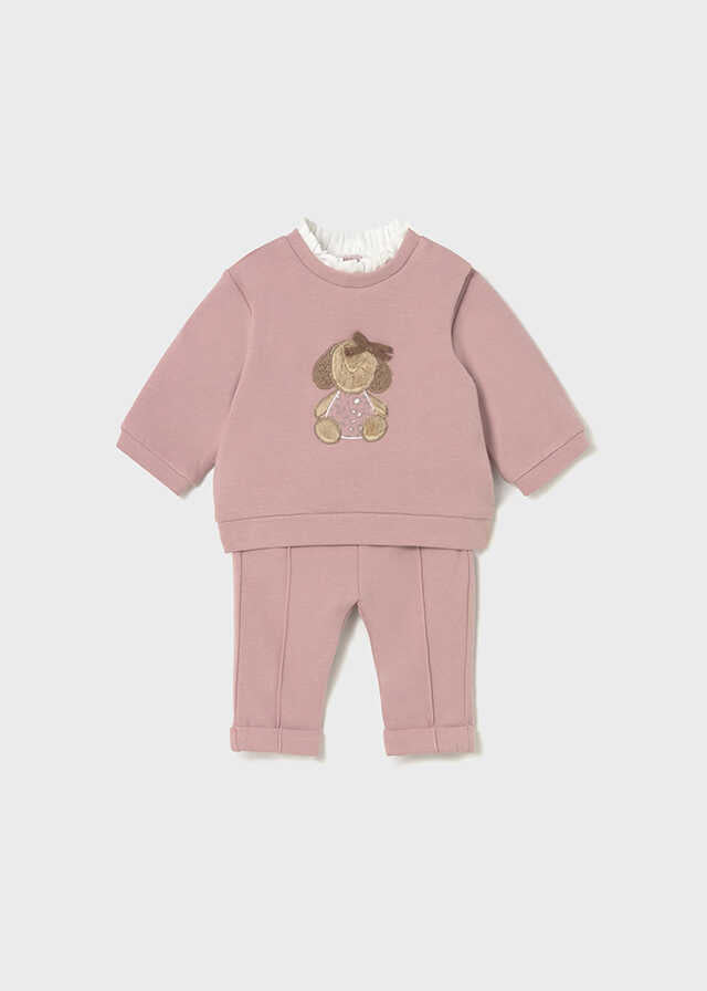 Conj. pantalon felpa