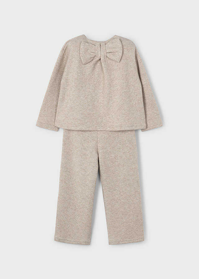 Conj. pantalon tricot