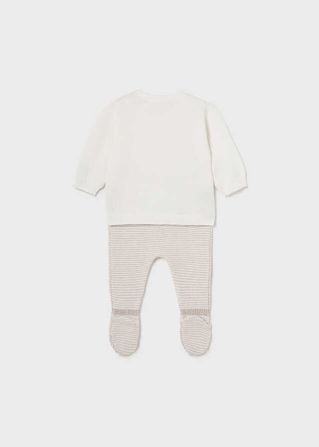 Conj. polaina tricot