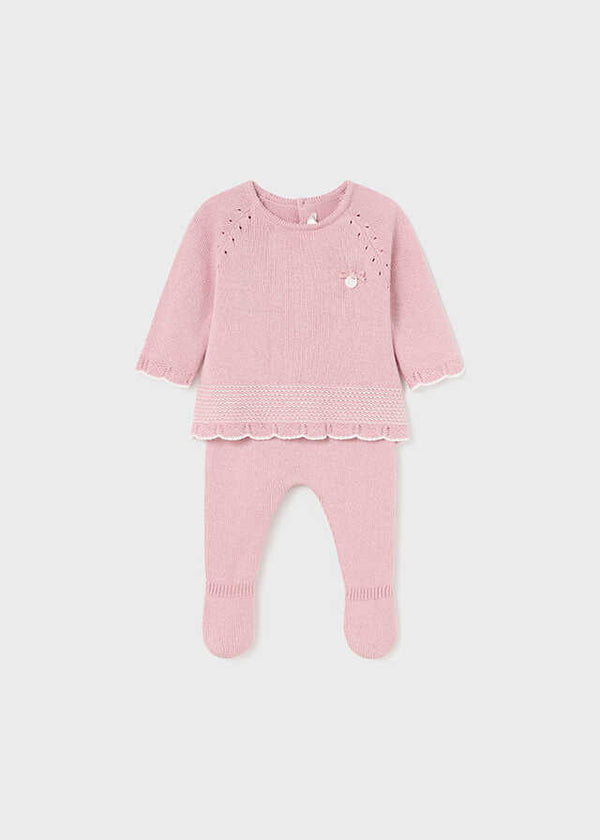 Conj. polaina tricot