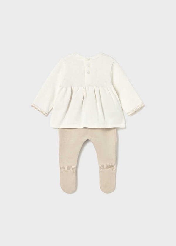 Conj. polaina tricot