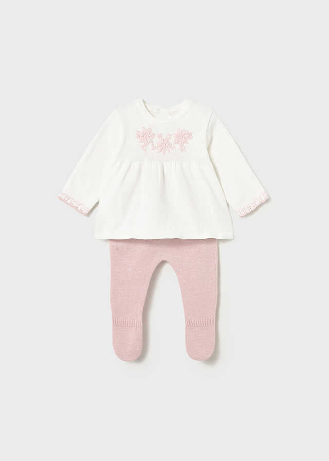 Conj. polaina tricot