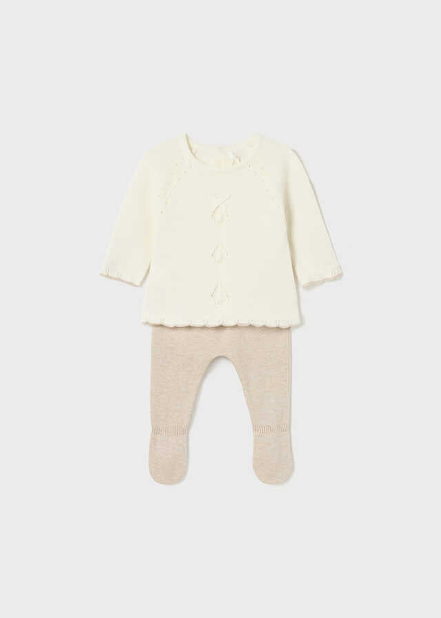 Conj. polaina tricot