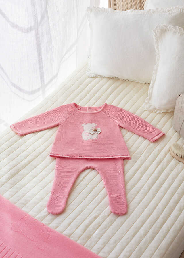 Conj. polaina tricot