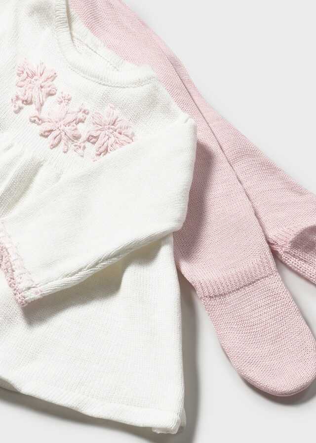 Conj. polaina tricot