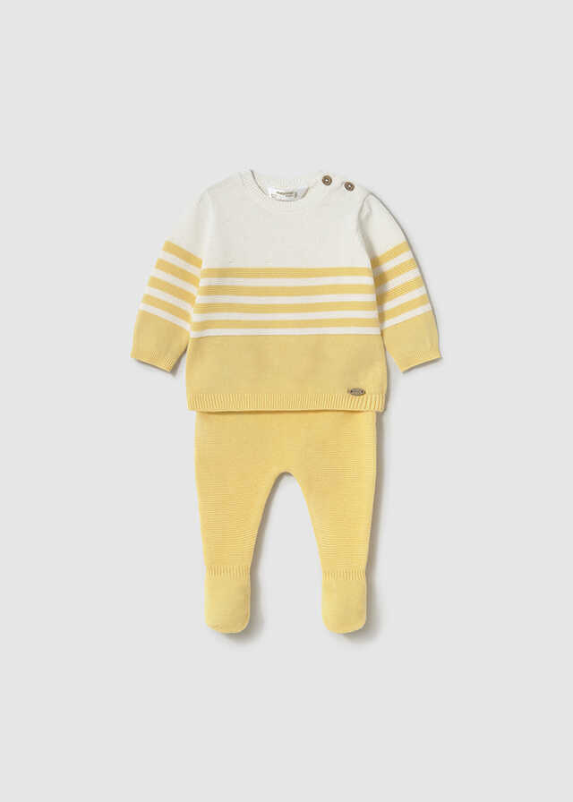 Conj. polaina tricot