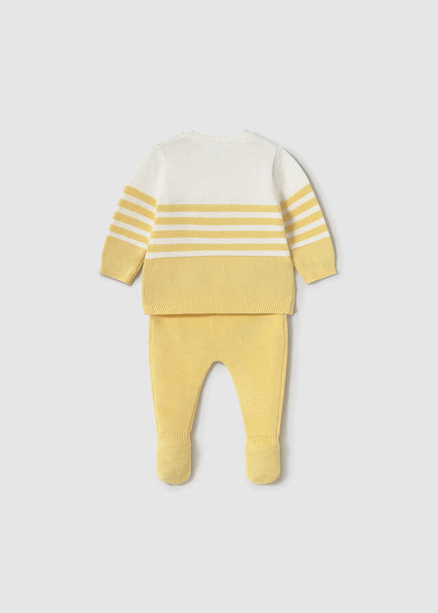 Conj. polaina tricot