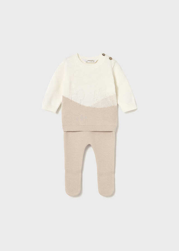 Conj. polaina tricot