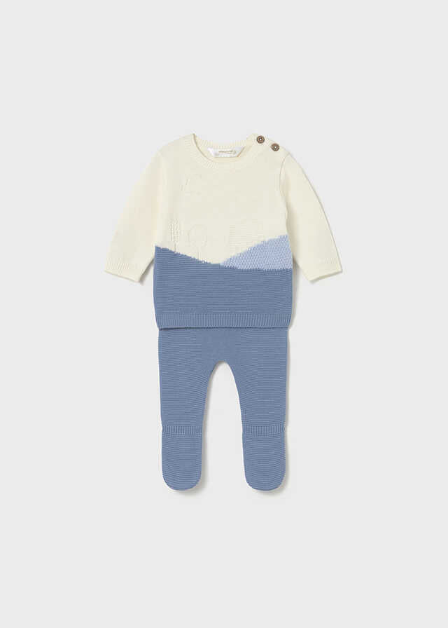 Conj. polaina tricot