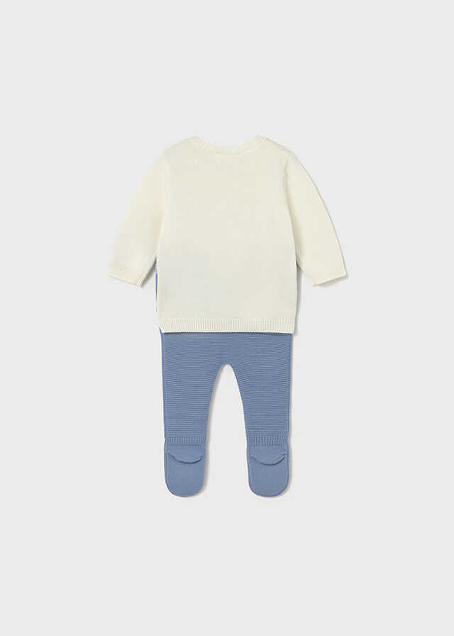 Conj. polaina tricot