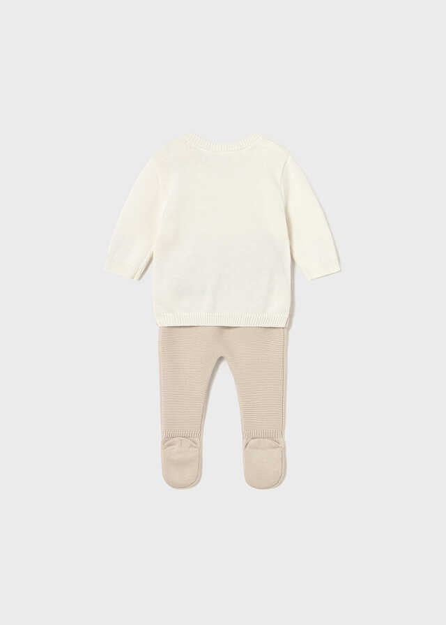 Conj. polaina tricot