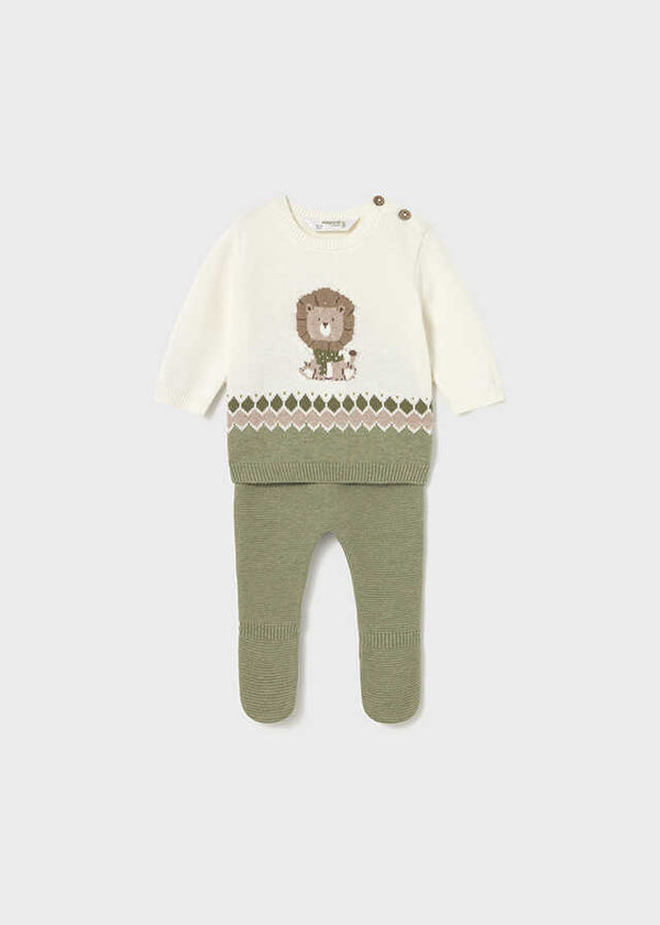 Conj. polaina tricot