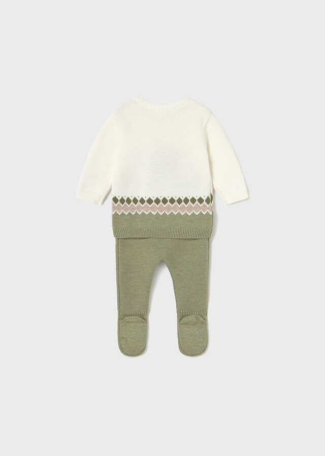 Conj. polaina tricot