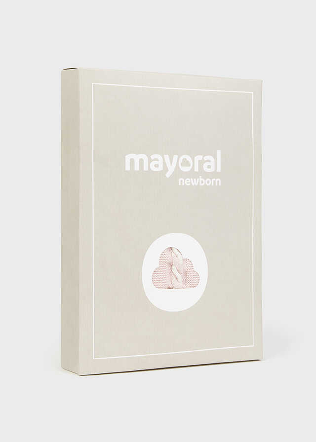 Conj. polaina y gorro tricot