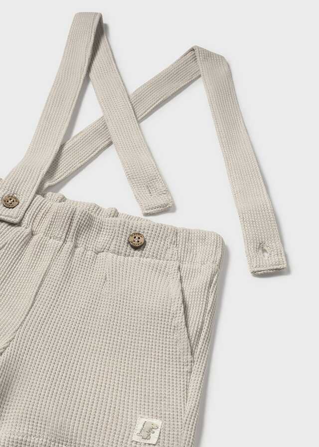 Conj. Polo m/c estampado y Bermuda tirantes