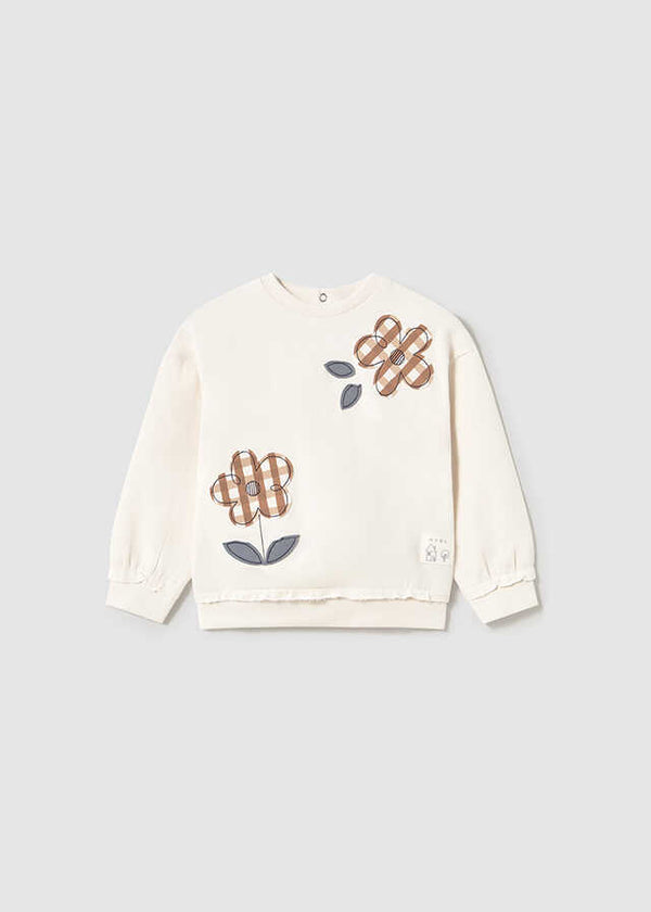 Conj. Pullover bordado y Leggings flared canale