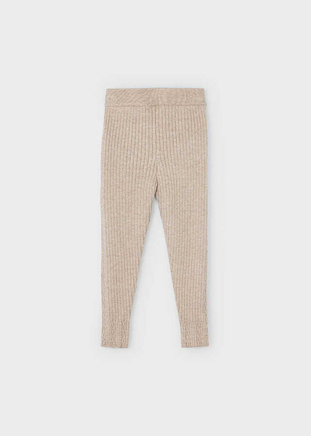 Conj. Pullover combinado borrego y Leggings malla