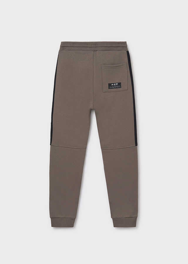 Conj. Pullover y pantalon contraste plana
