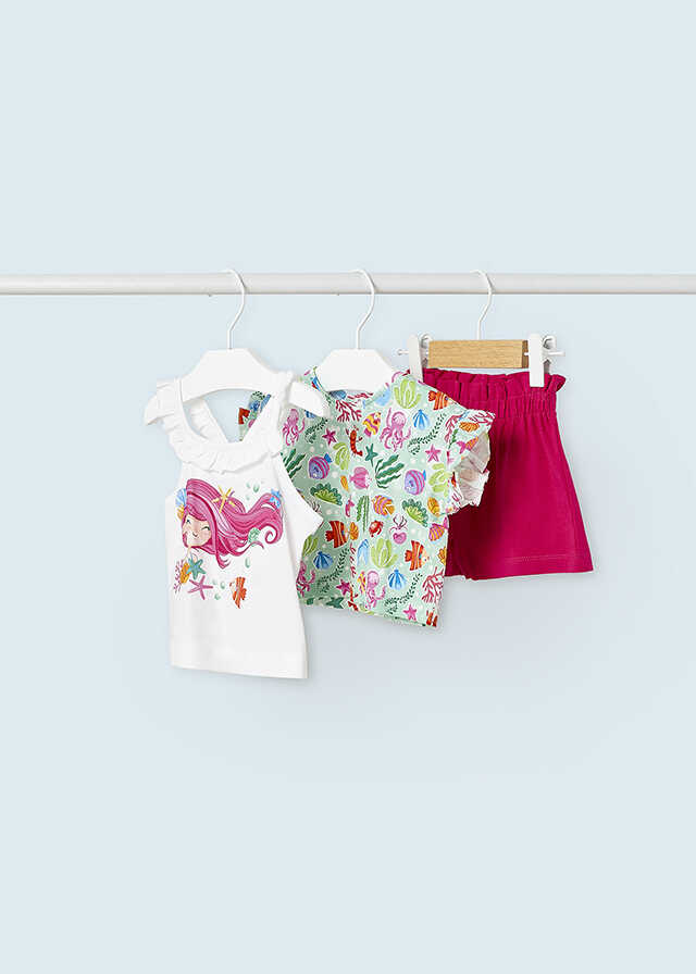 Conj. short 2 camisetas