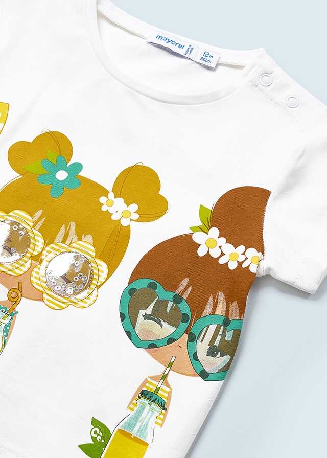 Conj. short apliques