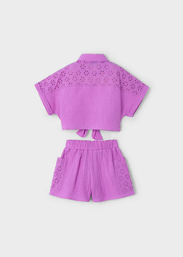 Conj. short perforado