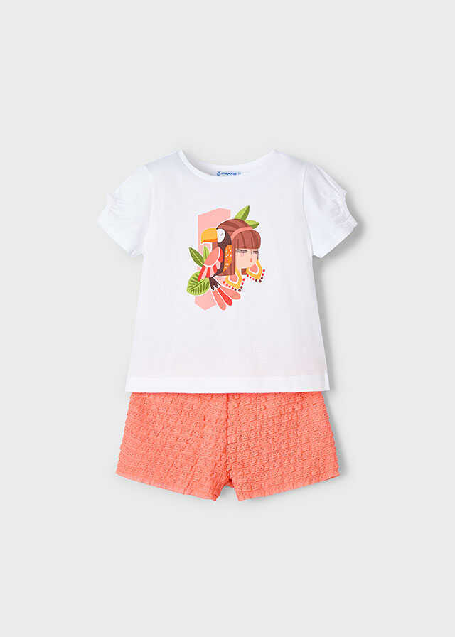 Conj. short punto fantasia