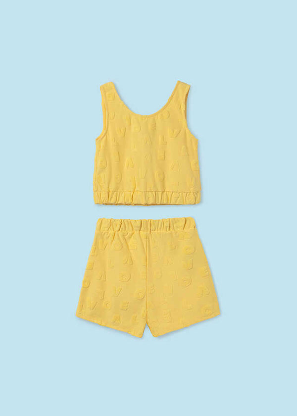 Conj. short punto toalla