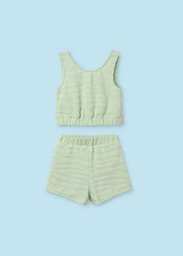 Conj. short punto toalla