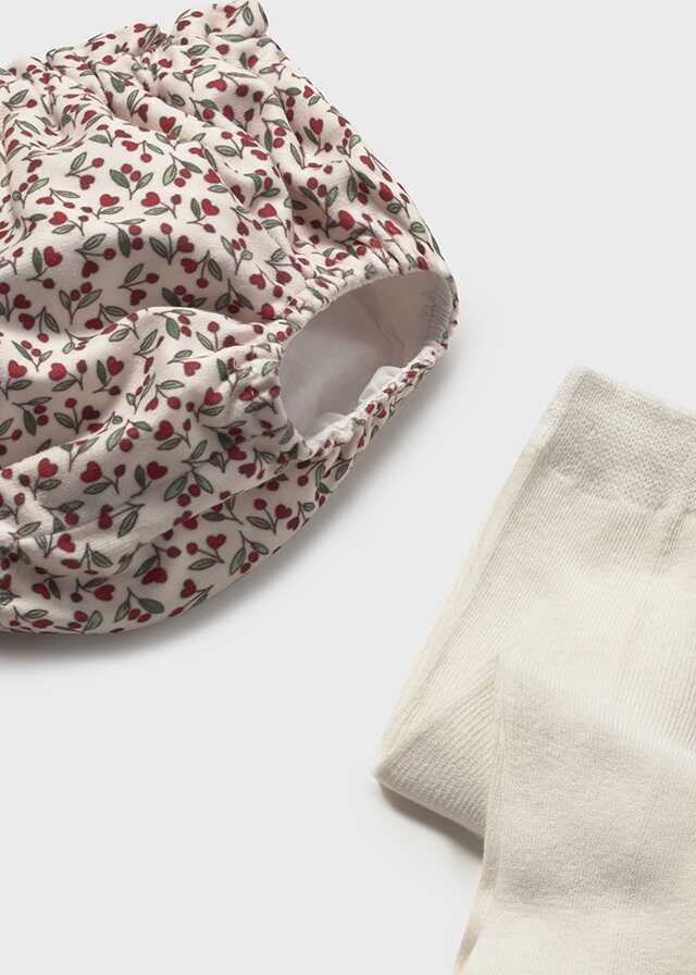 Conj. short y leotardo tricot