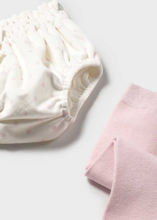 Conj. short y leotardo tricot