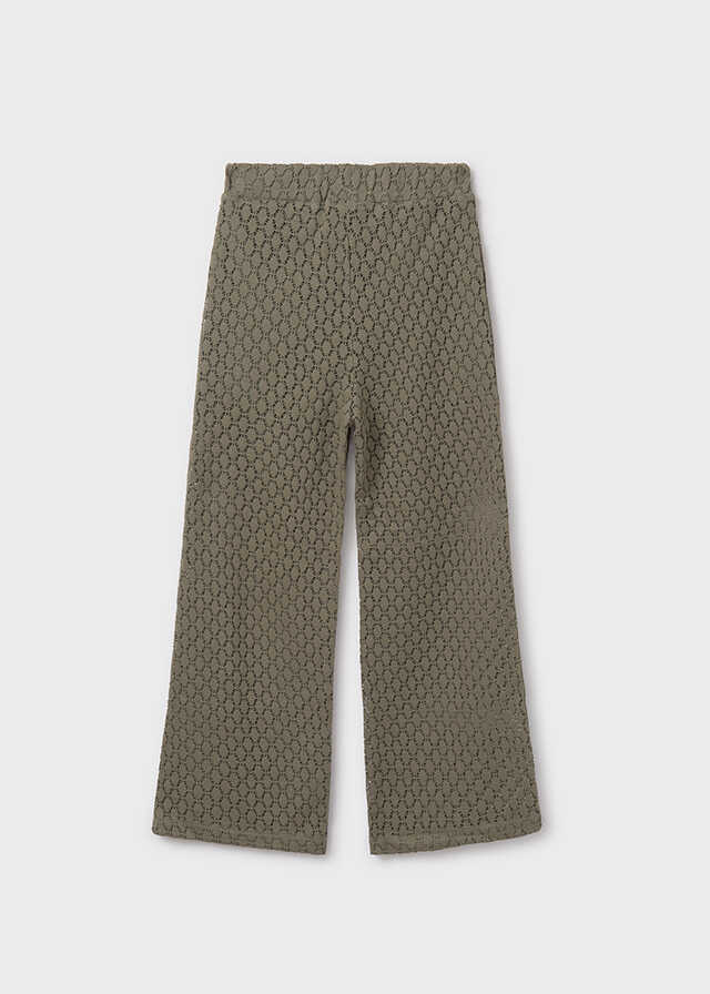 Conj. Top crochet y Pantalon largo punto calado