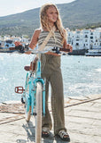 Conj. Top crochet y Pantalon largo punto calado