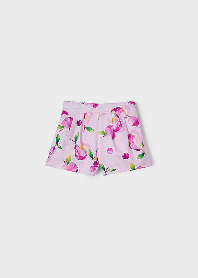 Conj. Top peplum y Falda pantalon estampado